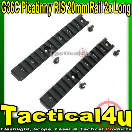 G36C Picatinny RIS 20mm Rail 2x Long (M054)  