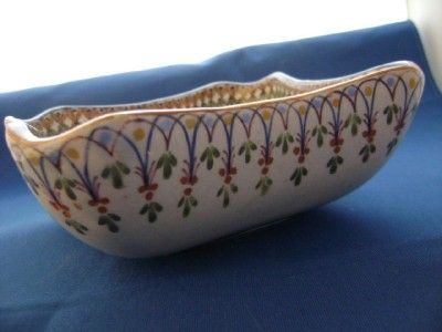 RARE VINTAGE DARTALHINHO PORTO PORTUGAL HAND PAINTED ART POTTERY Bowl