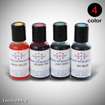 AMERICOLOR AMERIMIST AIRBRUSH FOOD CAKE COLORS 0.7 oz  