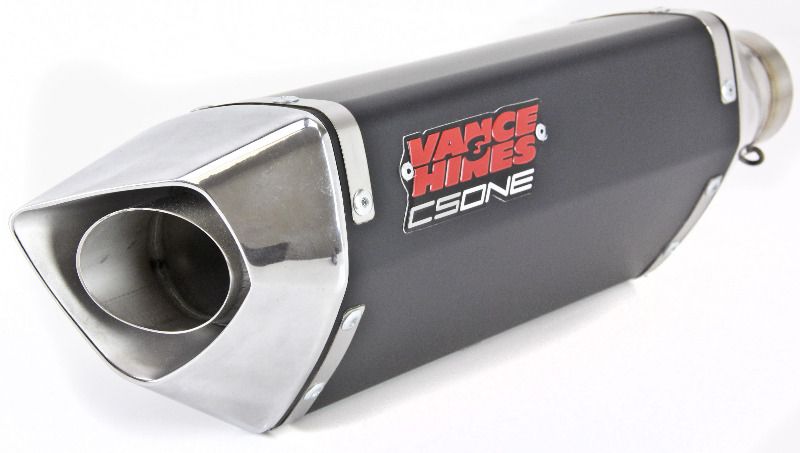 06 10 FJR1300 Vance & Hines CS One Slip on Exhaust BLACK CERAMIC 