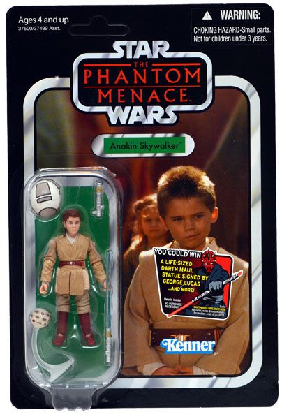 Star Wars Vintage Phantom Menace Anakin Skywalker VC80  