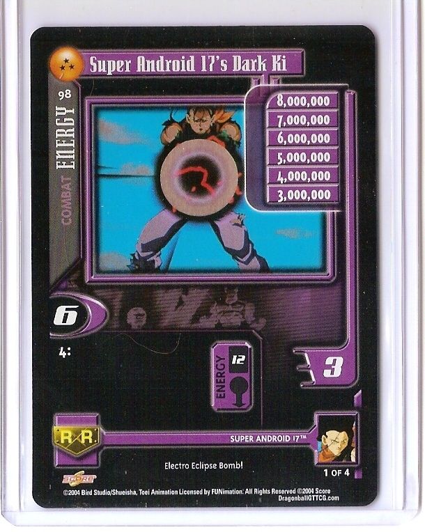 04 DBGT Super Android 17s Dark Ki /3 STAR HOLO FOIL  