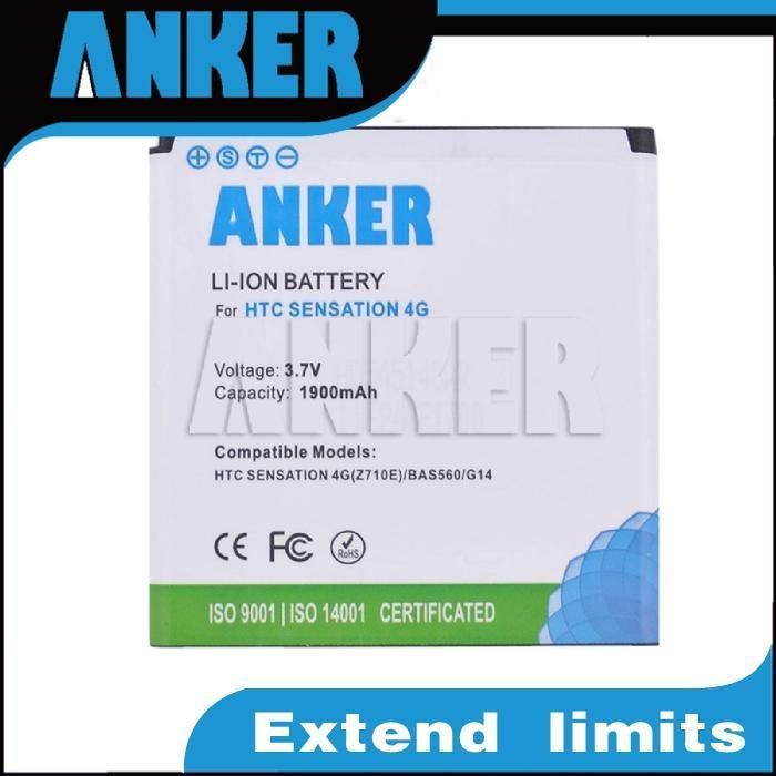 1900mah ANKER Battery for HTC Sensation 4G G14 Z710E  