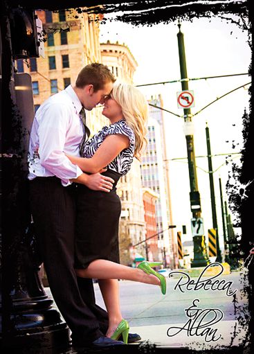 200 Two Sided Photo Wedding Invitations w/Envelopes  