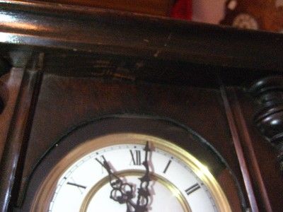 Antique Vintage Junghans Regulator Wall Clock w/ LG Pendulum   Working 