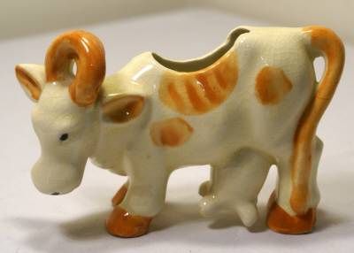 Vintage Made in Japan Porcelain Cow Planter MIJ Udders  