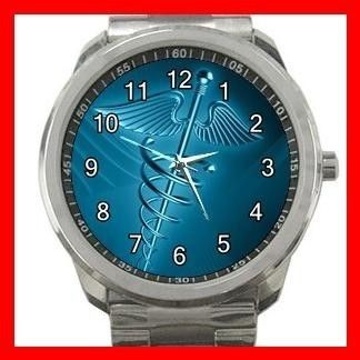 BLUE REGISTERED NURSE RN MEDICAL Sports Metal Watch New  