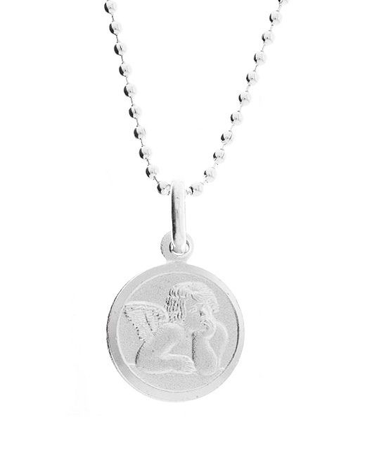 Sterling Silver 18 Raphael Guardian Angel Necklace  