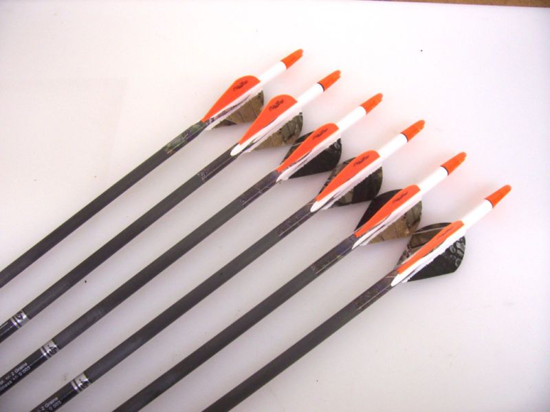 Gold Tip UL Arrows w/Flame Wrap & Camo Blazers (500)  