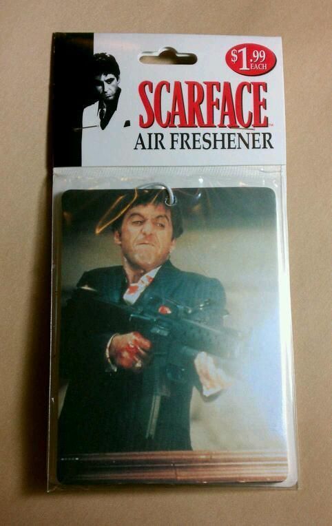   LITTLE FRIEND Pacino Tony Outdoor CAR HANGING ART AIR FRESHENER  