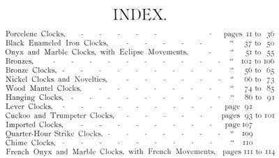 1895 Kroeber Clock Co. Catalog   Prices Parts  