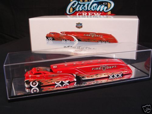 Red Fire Engine Tanker Truck Sledster Rebel Drag Bus  