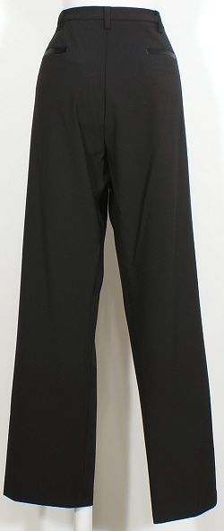 NWT EILEEN FISHER Black Trop Bi Stretch Wool Pants 1X  