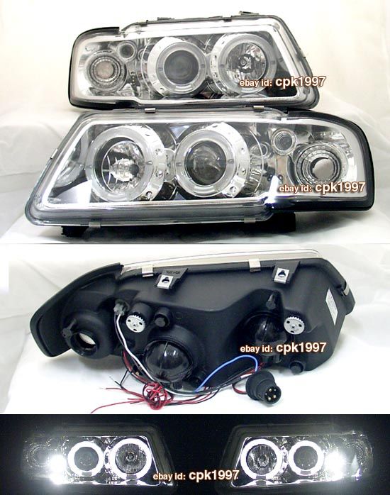 Audi A3 1.8T TDI BLACK LED Rear Tail Lights 96 03 *H  