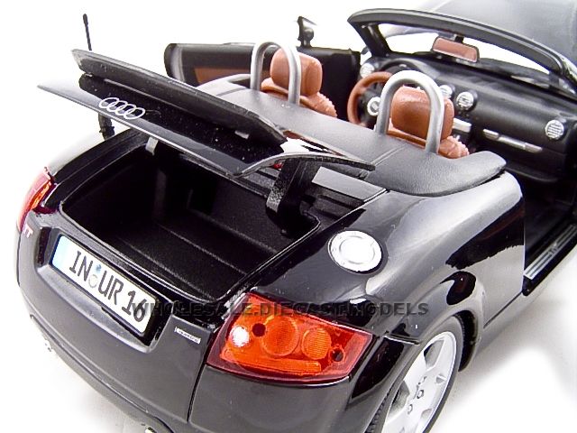 AUDI TT ROADSTER BLACK 118 SCALE DIECAST MODEL  