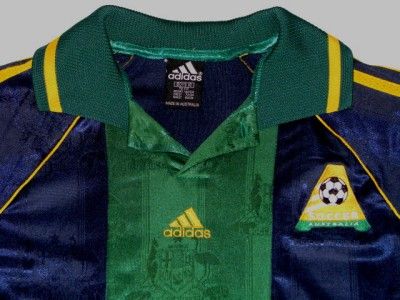 AUTHENTIC MODERN VINTAGE ADIDAS AUSTRALIAN SOCCEROOS 1999 2000 AWAY 