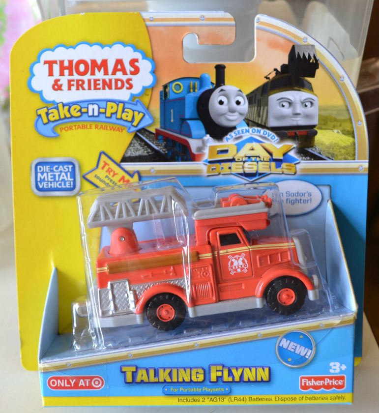 THOMAS & FRIENDS TAKE N  PLAY TALKING FLYNN ~ DAY OF THE DIESELS 