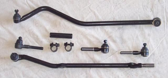 91 01 4.0L 6 Piece Kit Track Bar Plus All Tie Rod Ends