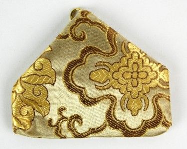 SILK BROCADE FROG COIN PURSE