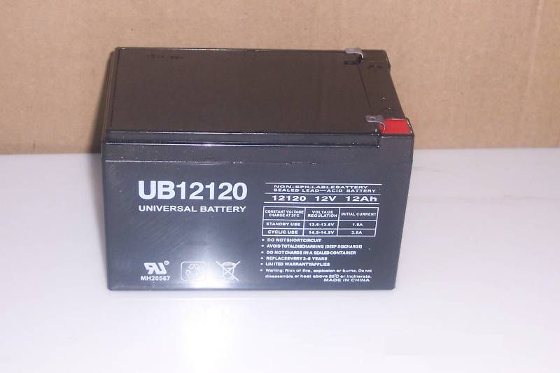   12V 12Ah 6FM12 Wheelchair Scooter SLA Battery 806593457449  