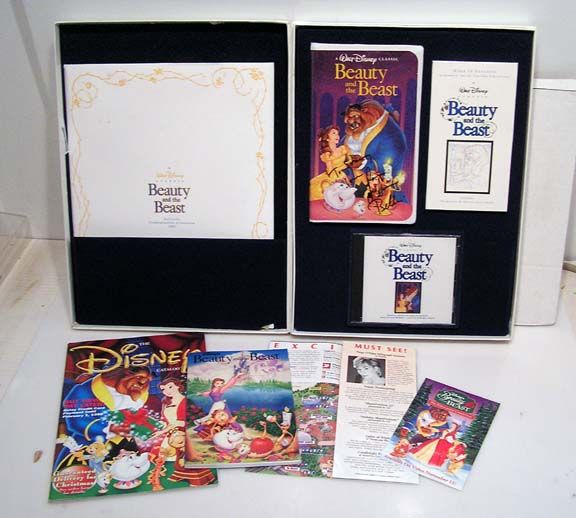 Walt Disney Beauty & Beast Collector Box Set Autograph  