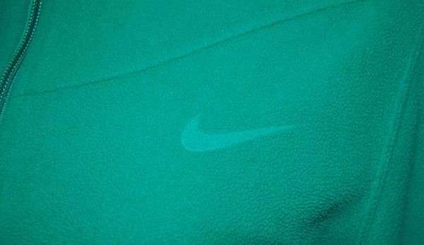 NIKE FIT THERMA GREEN GOLF FLEECE SHIRT WOMENS LARGE  