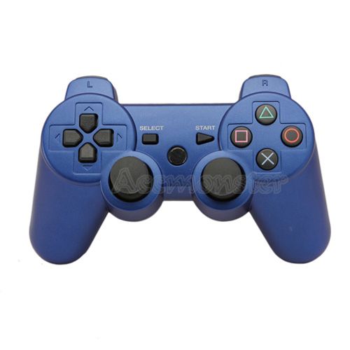   Bluetooth 6 AXIS Wireless Controller for SONY PS3 Playstation 3 Blue