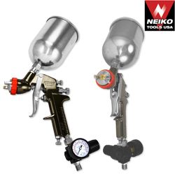 0mm HVLP Gravity Feed Spray Gun w/ Gauge for Primer  