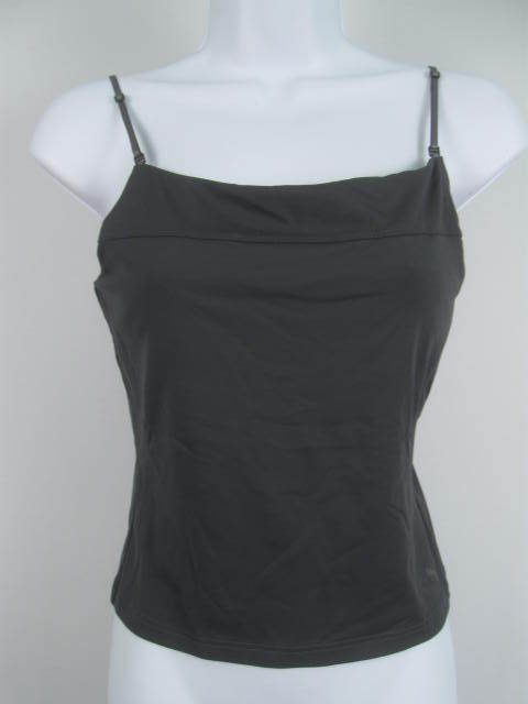 PUMA NUALA Gray Work Out Stretch Bra Tank Top Shirt S  