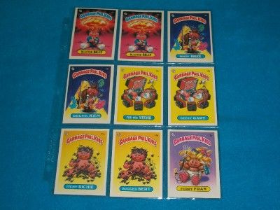   GARBAGE PAIL KIDS 1ST SERIES COMPLETE SET 88/88 HIGH GRADE CONDITION