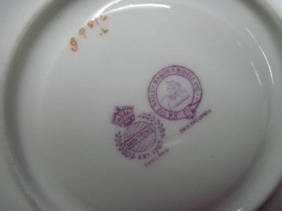   & SAUCERS WHITE & HEAVY GOLD BAILEY BANKS BIDDLE PHILADELPHIA  