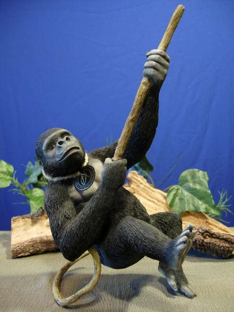 Toy Gorilla Swinging on Rope Carefree 03382 CA03382 BNB  