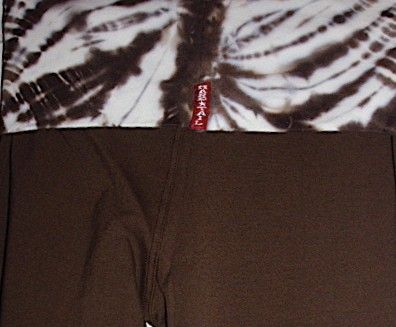 Hard Tail Tie Dye Roll down Bootleg Flare Pants New  