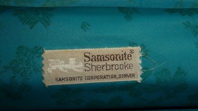 VINTAGE/VTG   SAMSONITE SHERBROOK MAKE UP / TRAIN CASE / CARRY ON 