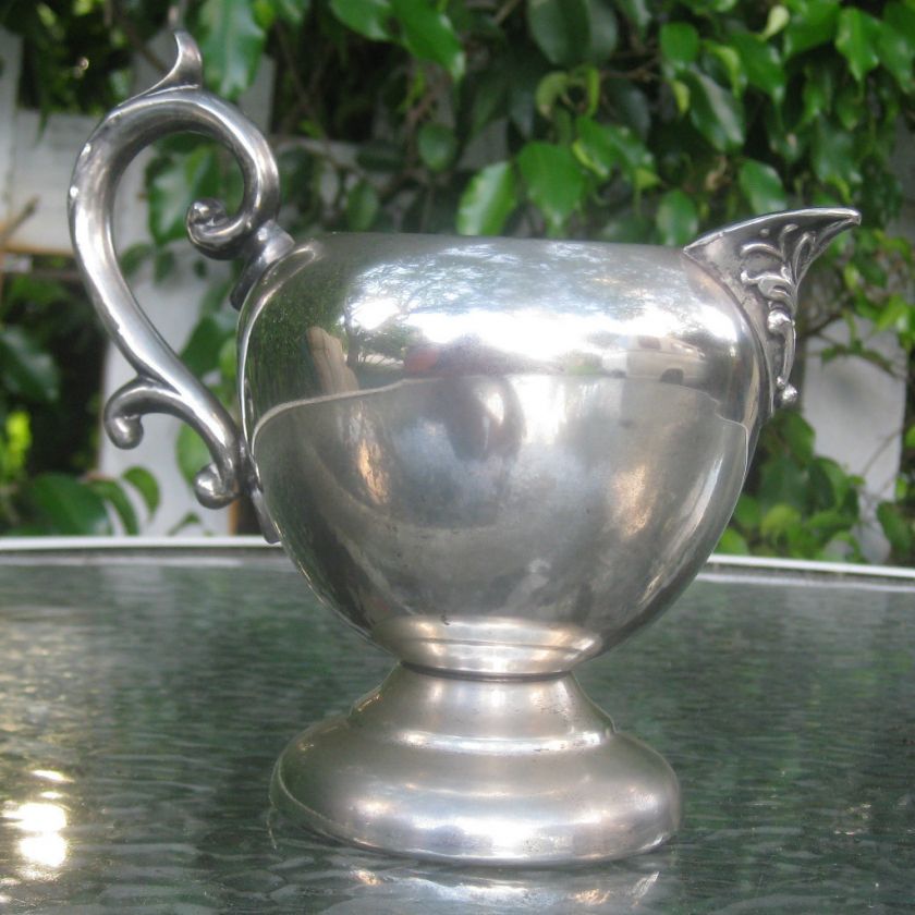 BIRMINGHAM SILVER COMPANY BSC REG. SILVER PLATE CREAMER  