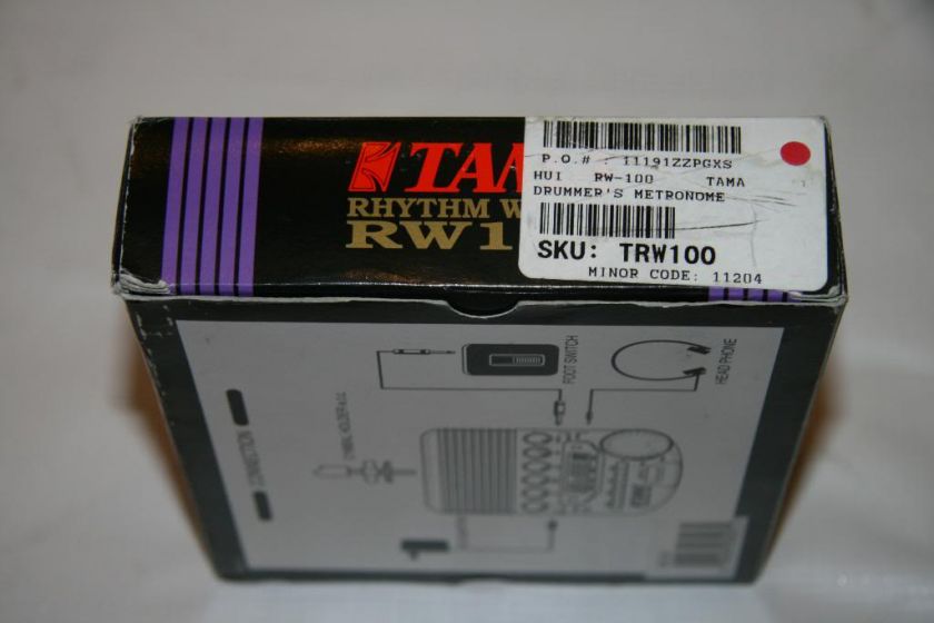 For your consideration is Tama RW100 rhythm watch in very good 