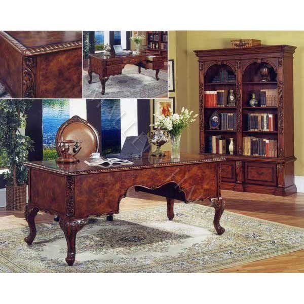 Mappa Burl Writing Desk Add Bookcase for less  