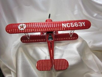 Wings of Texaco 1931 Stearman Biplane die cast model plane MIB  