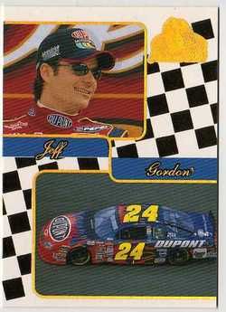 JEFF GORDON 2001 PRESS PASS PREMIUM GOLD MACHINES CARD  