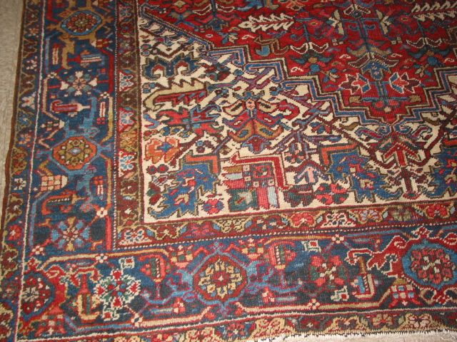 Antique Heriz carpet Norhwest Persia Rug B 6435  