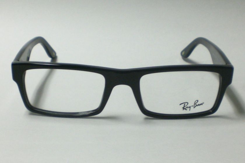 RAY BAN RB 5202 RAYBAN SHINY BALCK 2000 EYEGLASSES 51  