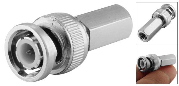 20x RG6 BNC Twist On Connector for CCTV Camera  