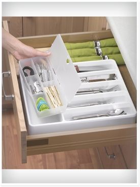 Progressive Flatware Silverware Kitchen Organizer NEW  