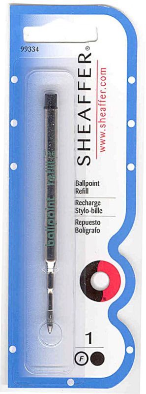 SHEAFFER 99334 K Ballpoint Refill BLACK Fine  