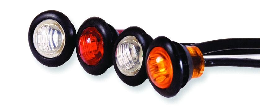 Maxxima 3/4 mini Trailer Red LED Clearance marker Light  