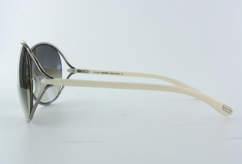 NEW Tom Ford Clemence TF158 10P Ivory Sunglasses  