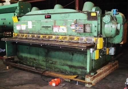 Used Mechanical Shear, Cincinnati #2512 Metal Shear  