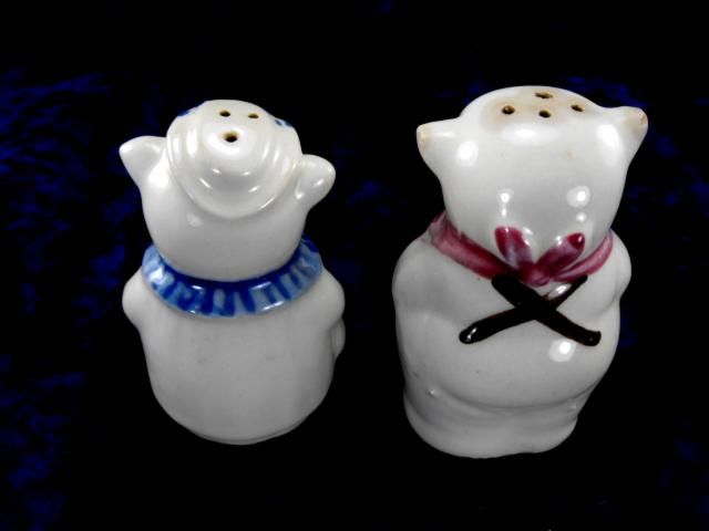 1937 61 SHAWNEE WINNIE & SMILEY SALT AND PEPPER  