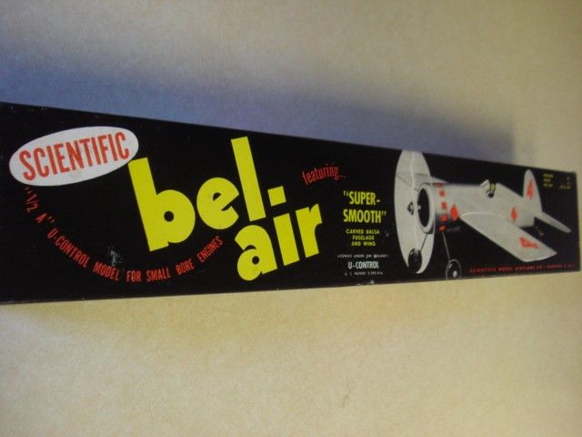 SCIENTIFIC * BEL AIR * CONTROL LINE MODEL AIRPLANE KIT **  