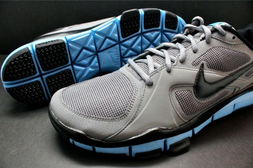 Nike Free TR2 Trainer Sz 11 Cool Grey Black University Blue 442031 004 